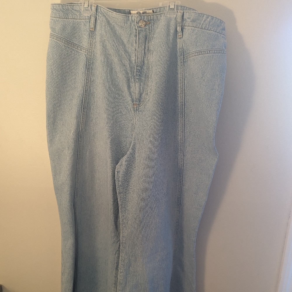 We The Free Florence Flare Jeans Womens High Rise Boho Stretch Denim
